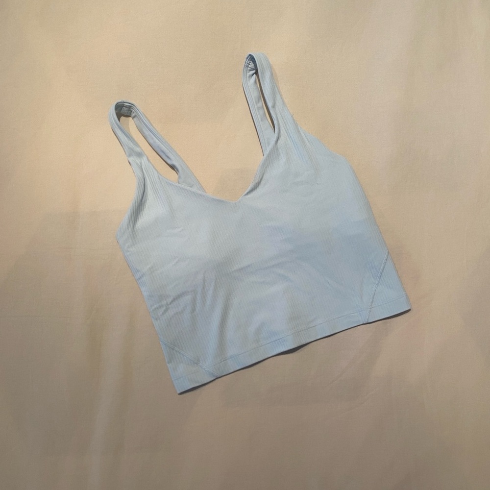 Like-new Lululemon Align ribbed tank top in Powder Blue